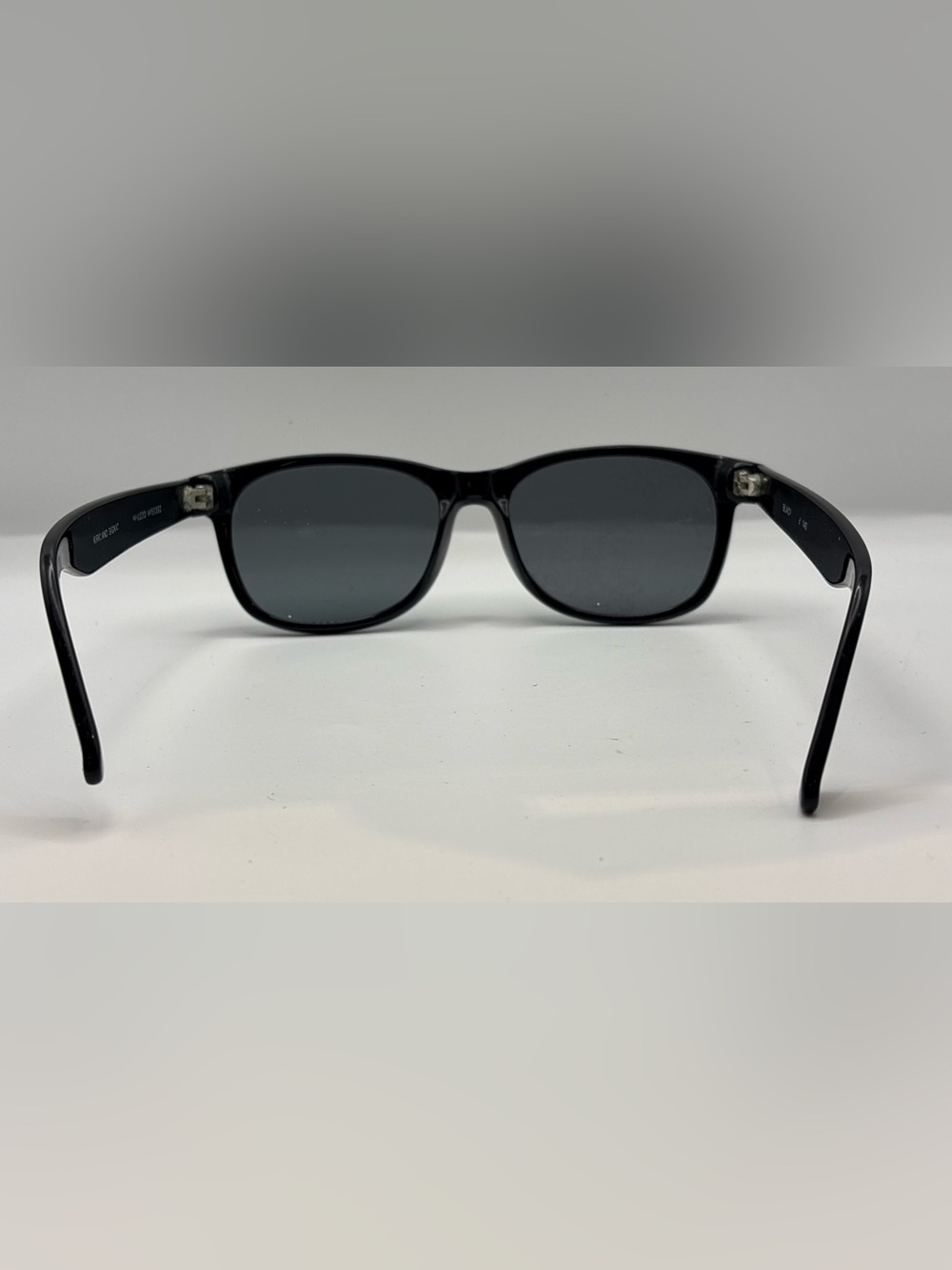 Kirkland Signature Abruzzo Black Oval Sunglasses Frames Only - Picture 6 of 8